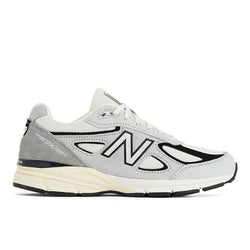 New Balance Made in USA 990v4 in Grey Black Leather