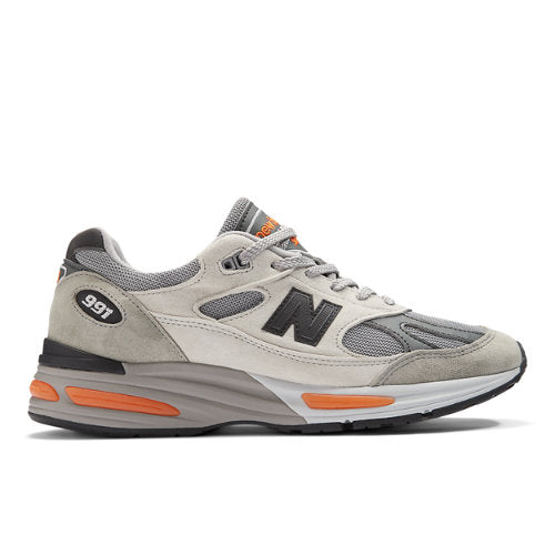 New Balance Made 991v2 -Winter flare/Mesh Grey Orange