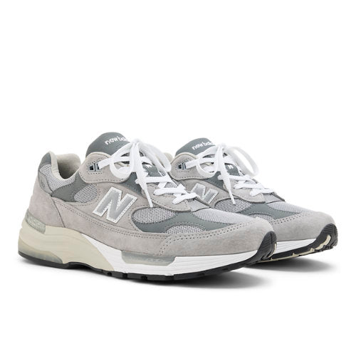 New Balance Made in USA 992 Core in Grey Suede Mesh