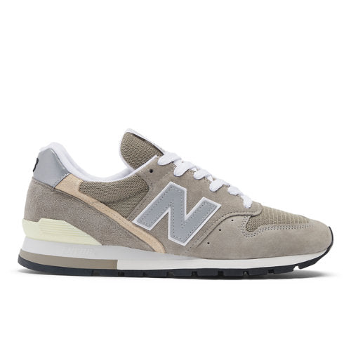 New Balance Made in USA 996 Core in Grey Leather