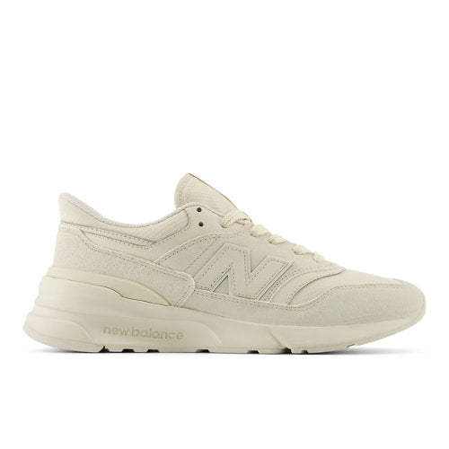 New Balance Unisex 997R in Beige/White Suede/Mesh, 