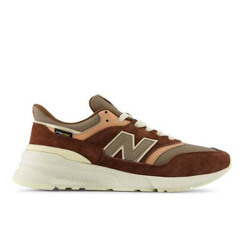 New Balance Unisex 997R in Brown Suede/Mesh, 