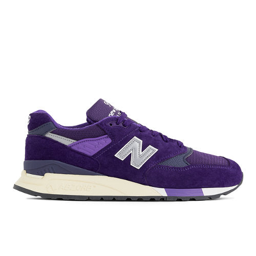 New Balance Made in USA 998 in Purple Grey Leather