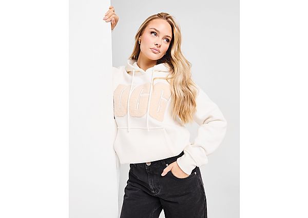 UGG Large Logo Hoodie  White