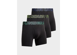 Under Armour 3 Pack Boxers  Black