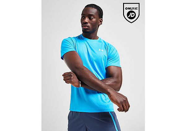 Under Armour Tech Emboss T Shirt  Blue