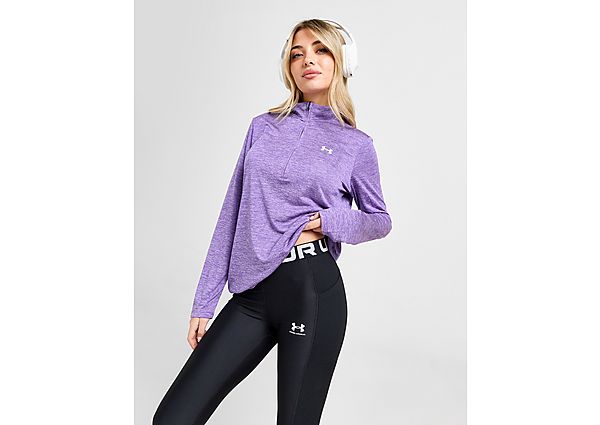 Under Armour Tech Twist 1/2 Zip Top  Purple