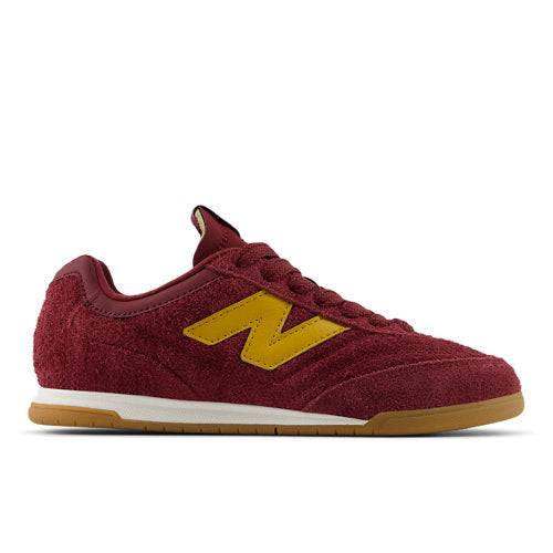 New Balance Unisex RC42 in Red/Yellow Suede/Mesh, 