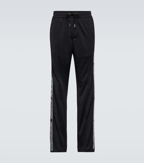 Versace Versace Allover jacquard sweatpants