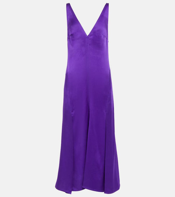 Victoria Beckham Satin midi dress