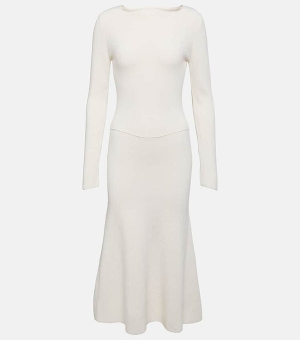 Victoria Beckham Wool-blend midi dress