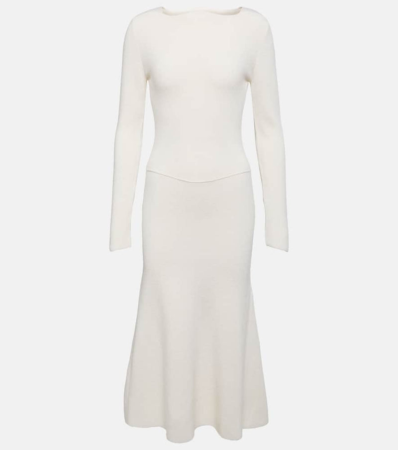 Victoria Beckham Wool-blend midi dress