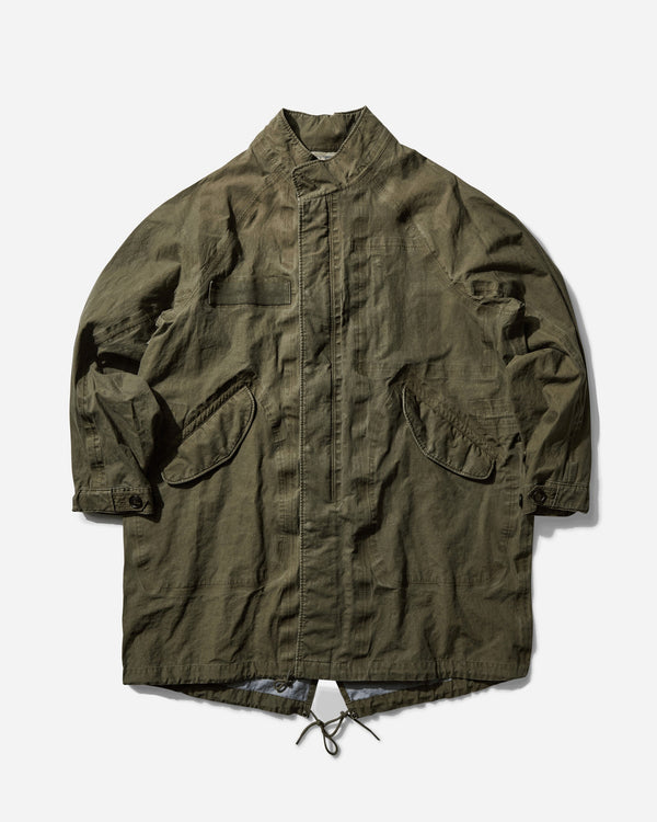 visvim Six-Five Fishtail Parka 3L DMGD Olive