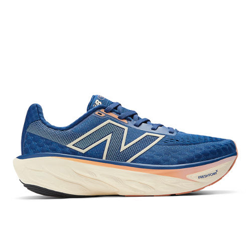 New Balance Women's Fresh Foam X 1080 v14 in Blue/Beige/Brown Synthetic, Narrow