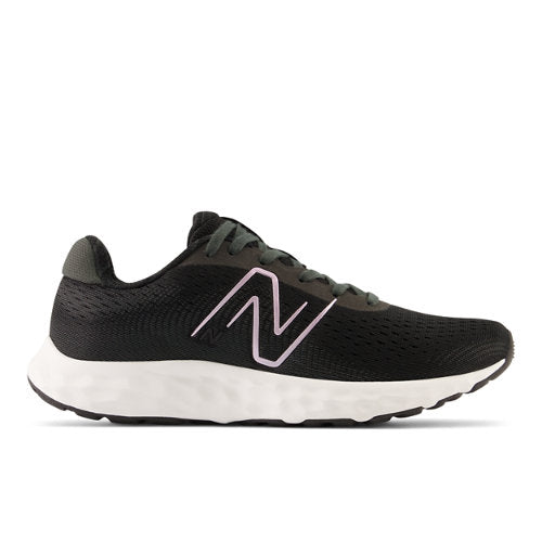 New Balance 520v8 in Black White Synthetic Narrow