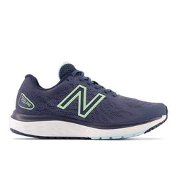 New Balance Women's Fresh Foam 680v7 in Blue Synthetic, Narrow