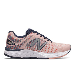 New Balance Women's 680v6 in Pink/Blue Synthetic, Narrow