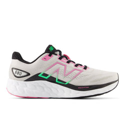 New Balance Fresh Foam 680 v8 in Grey Black Pink Green Textile Narrow