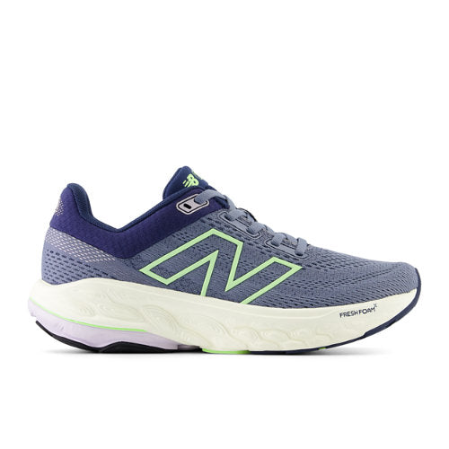 New Balance Women's Fresh Foam X 860v14 in Grey/White/Green Synthetic, Narrow