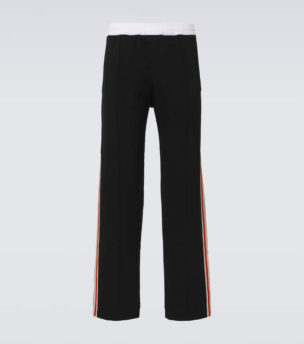 Wales Bonner Rest wool wide-leg track pants