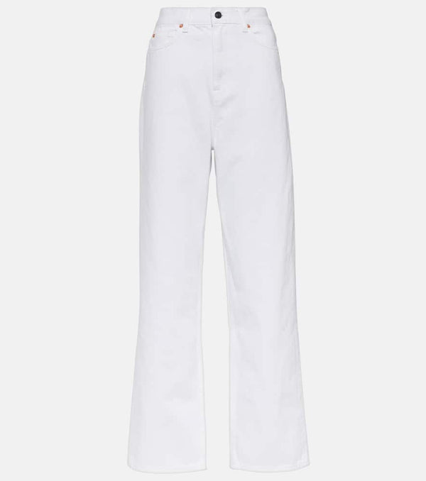 Wardrobe. NYC High-rise straight jeans