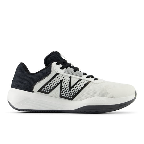 New Balance 696v6 in White Black Synthetic Narrow