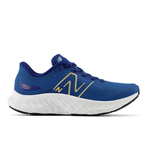 New Balance Women's Fresh Foam X Evoz ST in Blue/Beige/Orange Synthetic, Narrow