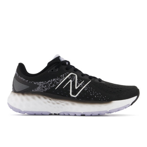 New Balance Women's Fresh Foam Evoz v2 in Black/White Synthetic, Narrow