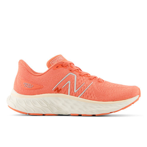 New Balance Fresh Foam X EVOZ v3 in Red Pink Grey Textile Narrow