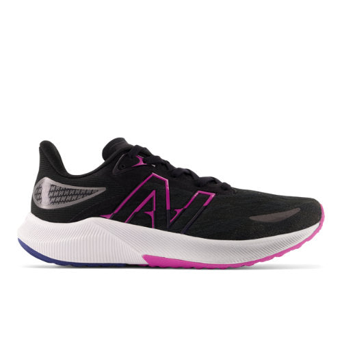 New Balance Women's FuelCell Propel V3 in Black/Pink Synthetic, Narrow