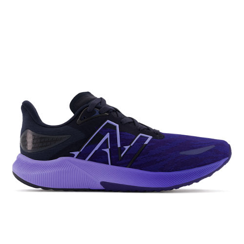 New Balance Women's FuelCell Propel v3 in Blue/Purple Synthetic, Narrow