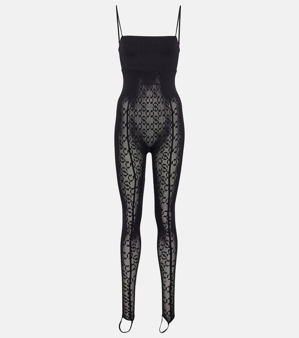 Wolford x Simkhai Intricate Pattern jumpsuit