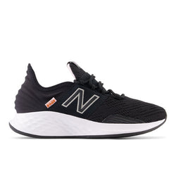 New Balance Women's FRESH FOAM ROAV in Black/White Mesh, Narrow