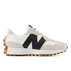 New Balance 327 in Beige Black Suede Mesh Narrow