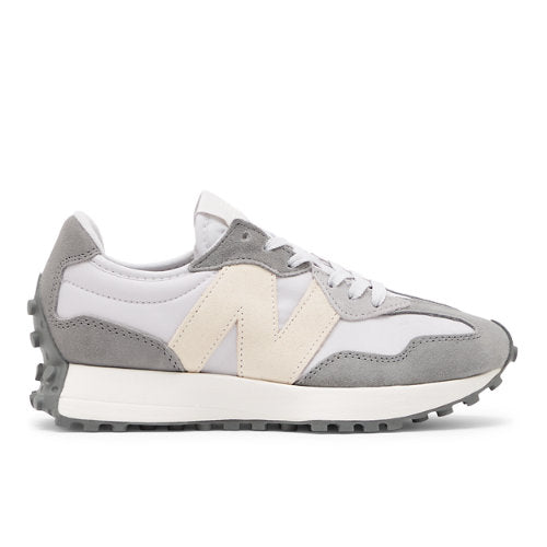 New Balance 327 in Grey Beige Suede Mesh Narrow