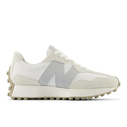 New Balance 327 in White Grey Suede Mesh Narrow