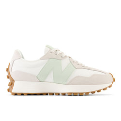 New Balance 327 in Beige Green Suede Mesh Narrow