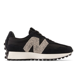 New Balance 327 in Black White Suede Mesh Narrow