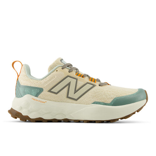 New Balance Fresh Foam X Garoé V2 in Beige Green Brown Textile Narrow