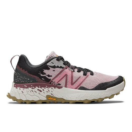 New Balance Women's Fresh Foam X Hierro v7 in Pink/Grey/Red Synthetic, Narrow