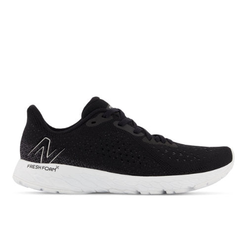 New Balance Women's Fresh Foam X Tempo v2 in Black/White Textile, Narrow