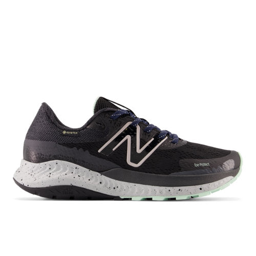 New Balance Women's DynaSoft NITREL v5 GTX in Black/Green Synthetic, Narrow