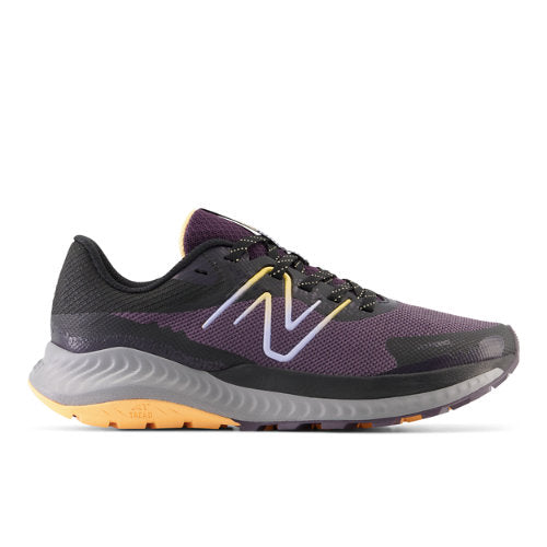 New Balance Women's DynaSoft Nitrel V5 in Purple/Black/Orange Textile, Narrow