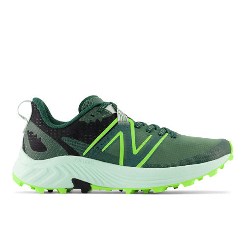 New Balance Women's FuelCell Summit Unknown v3 in Green/Black Synthetic, 