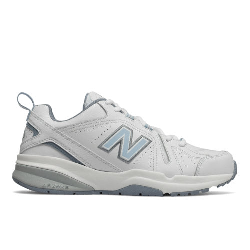 New Balance WX608V5 in White Blue Leather