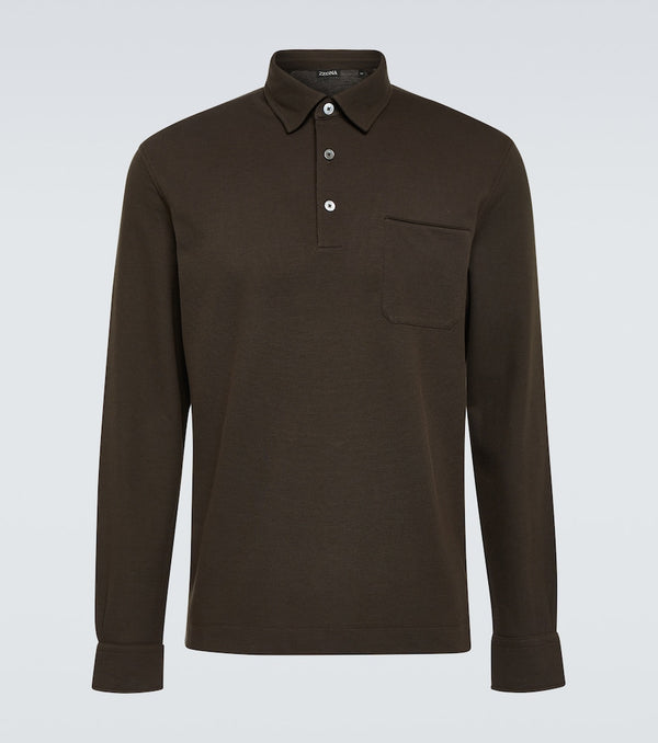 Zegna Cotton polo sweater