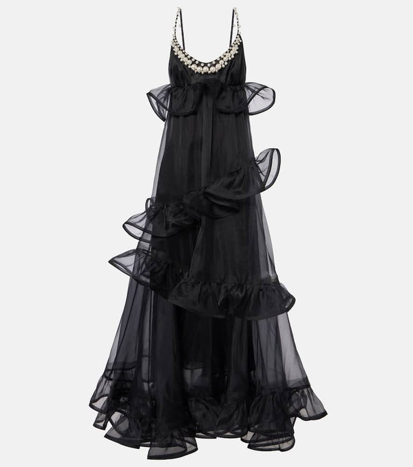 Zimmermann Crush ruffled silk organza maxi dress