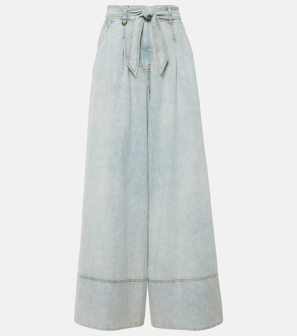 Zimmermann High-rise wide-leg jeans