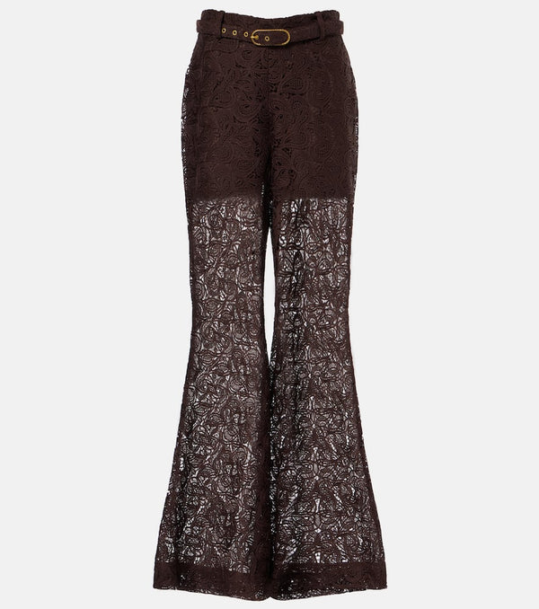 Zimmermann Lace flared pants