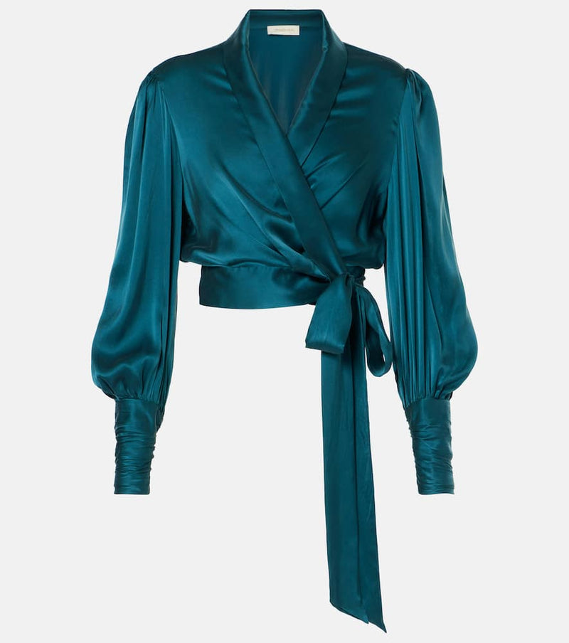 Zimmermann Silk wrap top